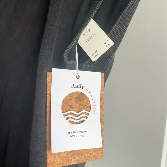 DAILY PRACTICE BY ANTHROPOLOGIE SLEEVELESS RUCHED MINI DRESS - Picture 11 of 11